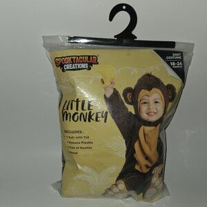 Spooktacular Creations Brown Monkey Halloween Costume Baby 18-24 Months Banana